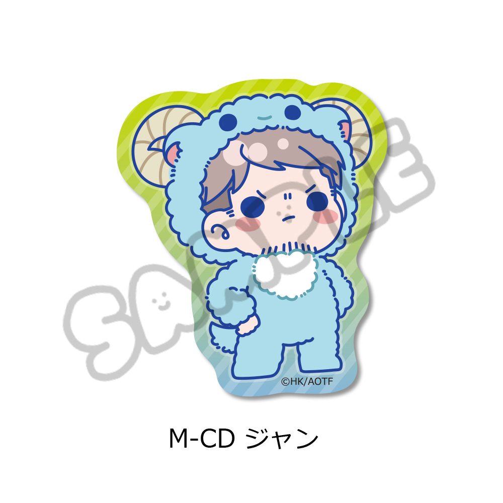 進撃の巨人 The Final Season 第16弾 クリアカードステッカー M-CD ジャン ("Attack on Titan The Final Season" Vol. 16 Clear Card Sticker M-CD Jean)