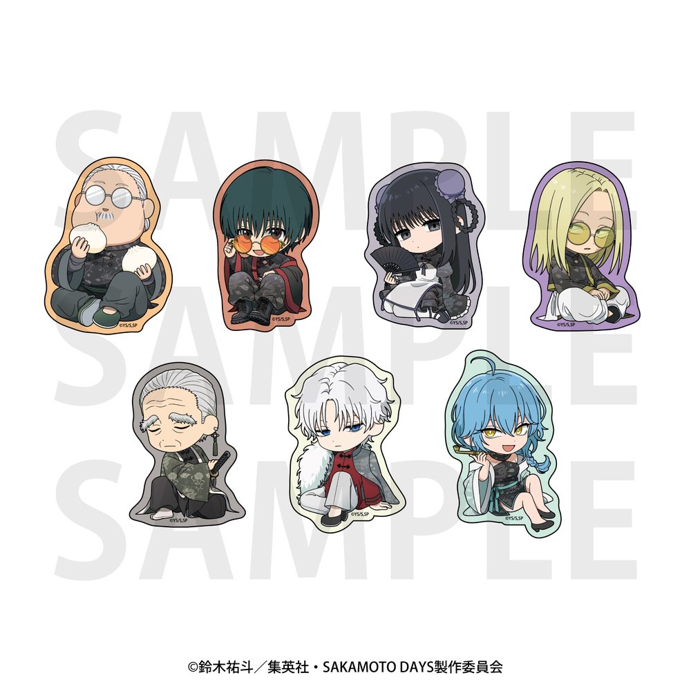 SAKAMOTO DAYS ダイカットステッカーセット カンフーマスター ("Sakamoto Days" Die-cut Sticker Set Kung Fu Master)