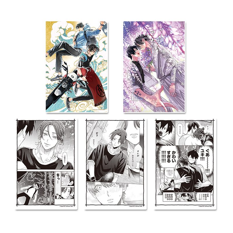 しゅきしゅきMAXハート♡ ポストカードセット A ("Shukishuki MAX Heart" Postcard Set A)