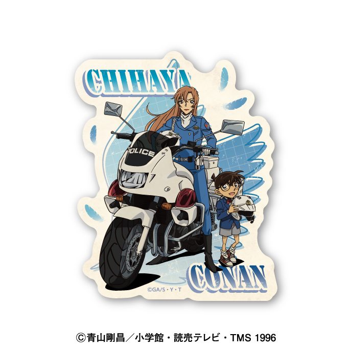 名探偵コナン トラベルステッカー 2 千速&コナン ("Detective Conan" Travel Sticker 2 Chihaya & Conan)