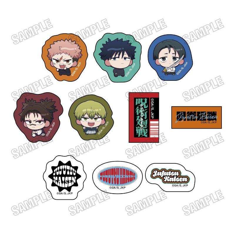 呪術廻戦 フレークシール ("Jujutsu Kaisen" Flake Sticker)