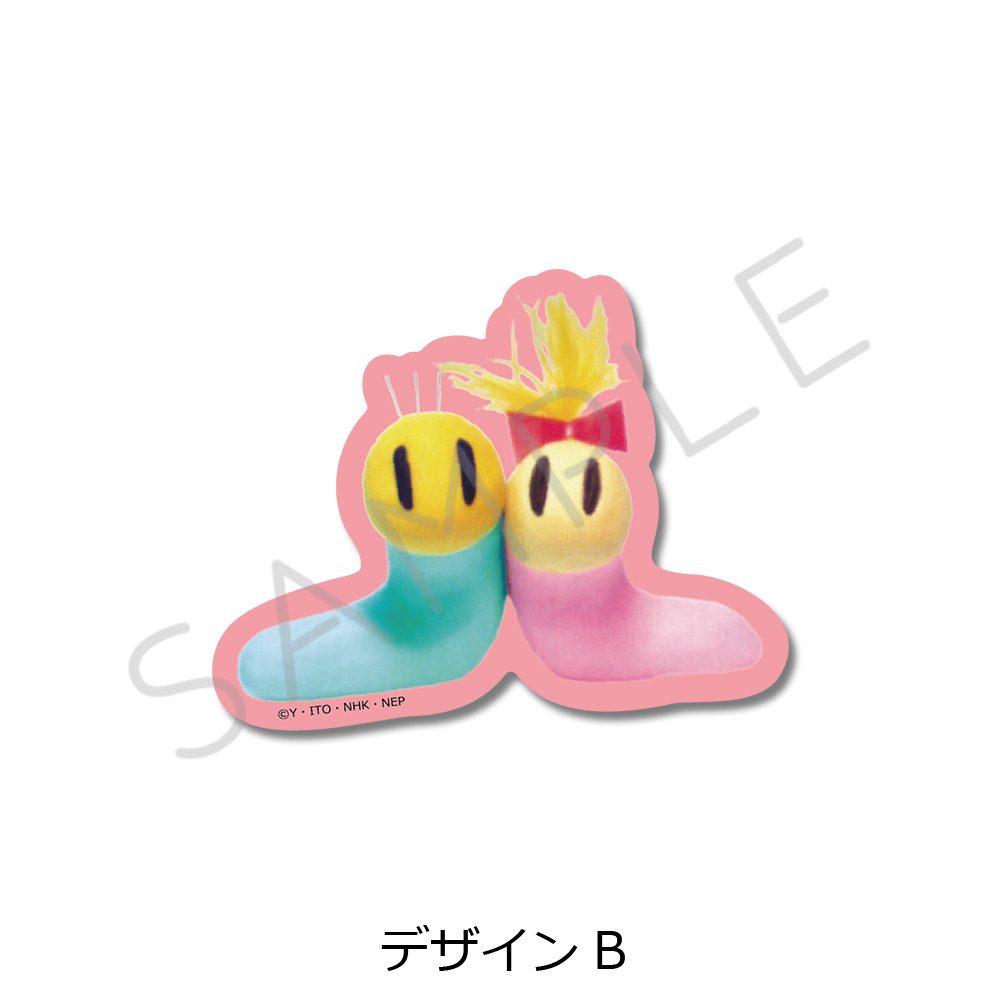 ニャッキ! クリアカードステッカー デザインB ("KNYACKI!" Clear Card Sticker Design B)