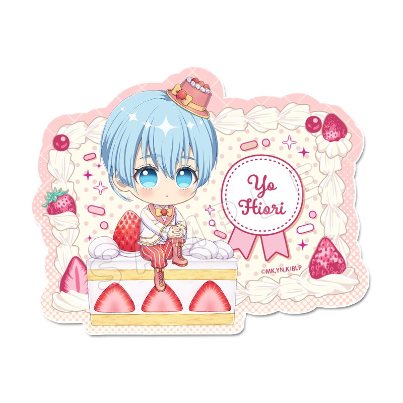 ブルーロック ぷちちょこステッカー 氷織羊 ショートケーキVer. ("Blue Lock" Puchichoko Sticker Hiori Yo Shortcake Ver.)
