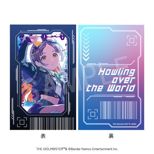 学園アイドルマスター Howling over the World カードキー風プラブロマイド 倉本千奈 ("Gakuen Idolmaster" Howling over the World Card Key Style Plastic Bromide Kuramoto China)