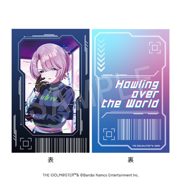 学園アイドルマスター Howling over the World カードキー風プラブロマイド 有村麻央 ("Gakuen Idolmaster" Howling over the World Card Key Style Plastic Bromide Arimura Mao)