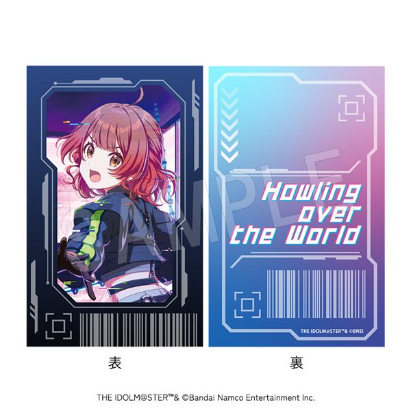 学園アイドルマスター Howling over the World カードキー風プラブロマイド 花海佑芽 ("Gakuen Idolmaster" Howling over the World Card Key Style Plastic Bromide Hanami Ume)