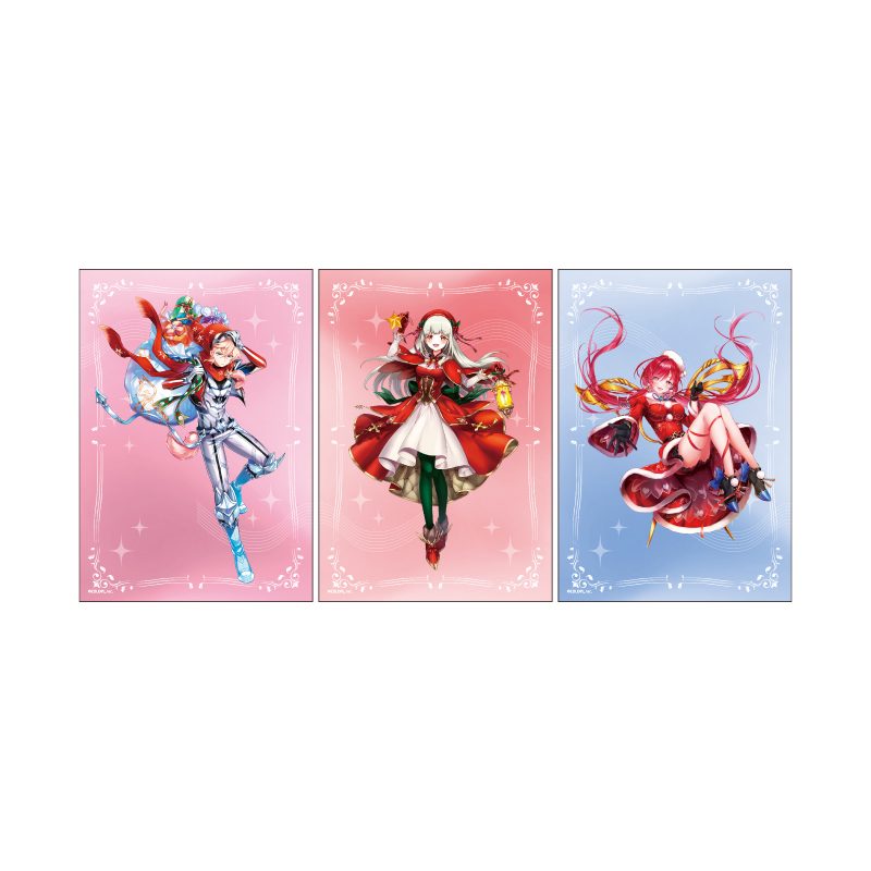 L版ブロマイド3枚セット 白猫プロジェクト 10 アレン ルウシェ キュア(公式イラスト) (L Size Bromide 3 Set "White Cat Project" 10 Allen & Loussier & Cure (Official Illustration))