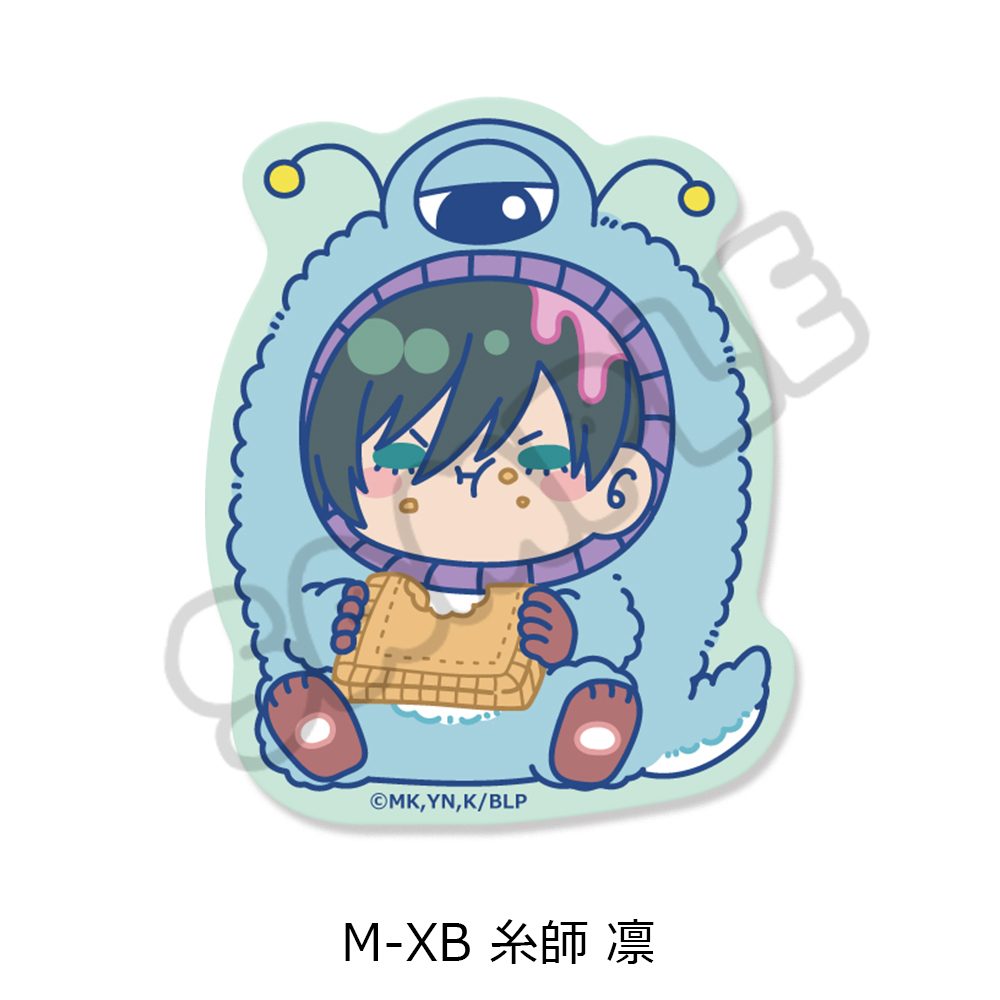 ブルーロック 第9弾 クリアダイカットステッカー M-XB 糸師凛 ("Blue Lock" Vol. 9 Clear Die-cut Sticker M-XB Itoshi Rin)