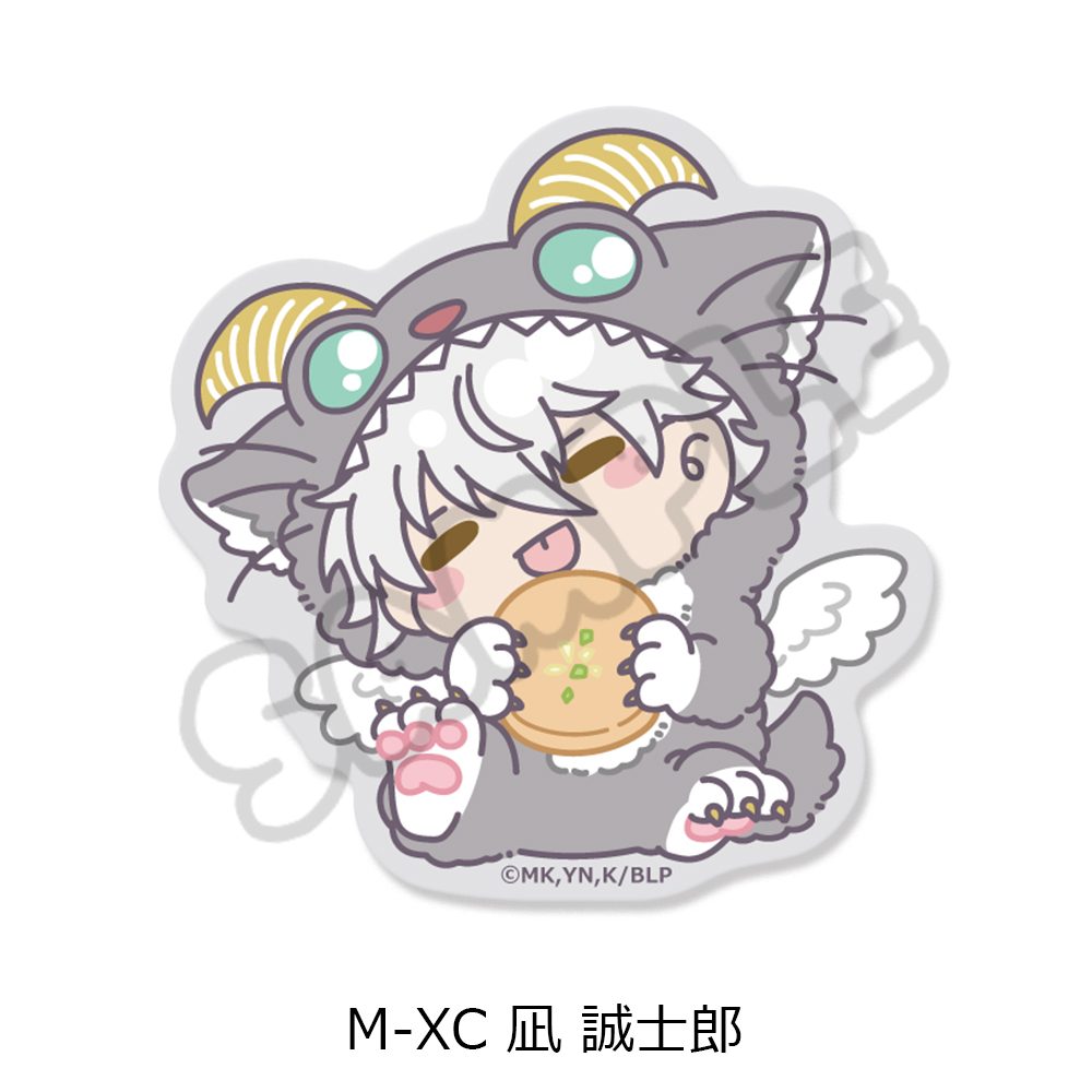 ブルーロック 第9弾 クリアダイカットステッカー M-XC 凪誠士郎 ("Blue Lock" Vol. 9 Clear Die-cut Sticker M-XC Nagi Seishiro)