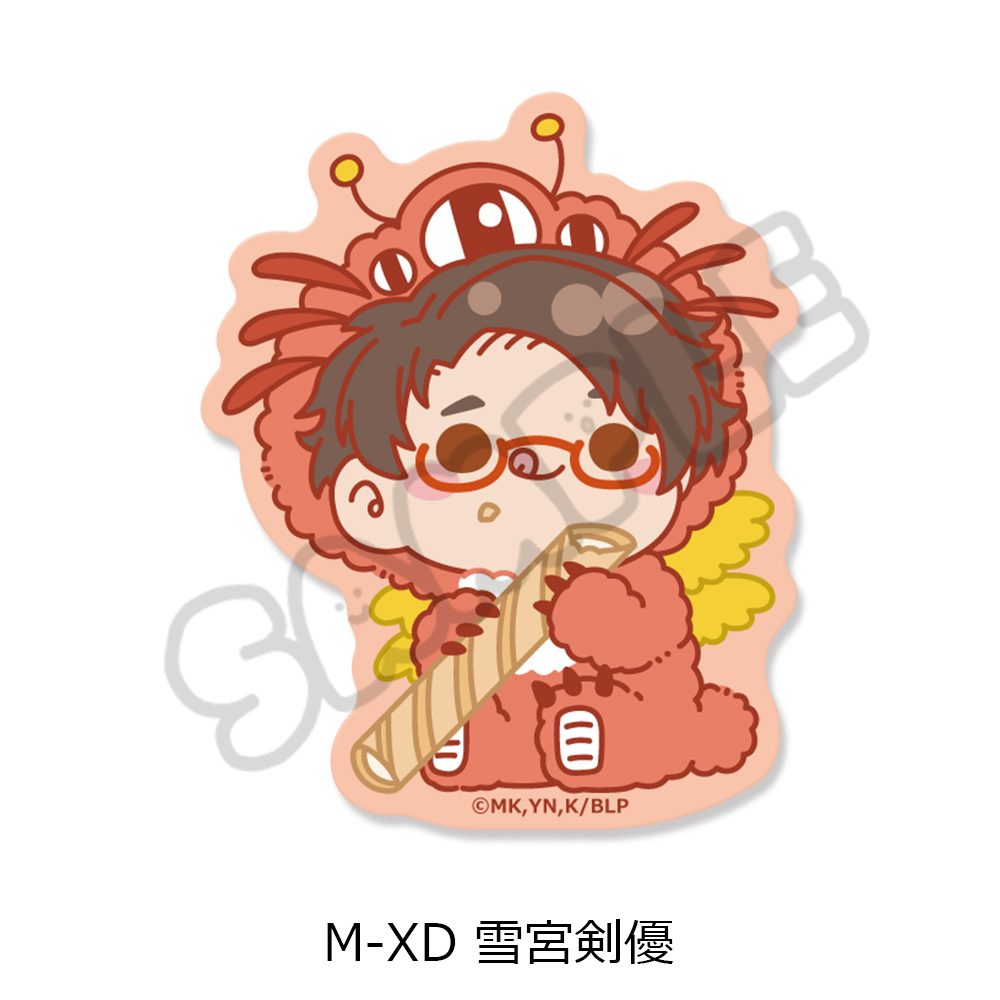 ブルーロック 第9弾 クリアダイカットステッカー M-XD 雪宮剣優 ("Blue Lock" Vol. 9 Clear Die-cut Sticker M-XD Yukimiya Kenyu)
