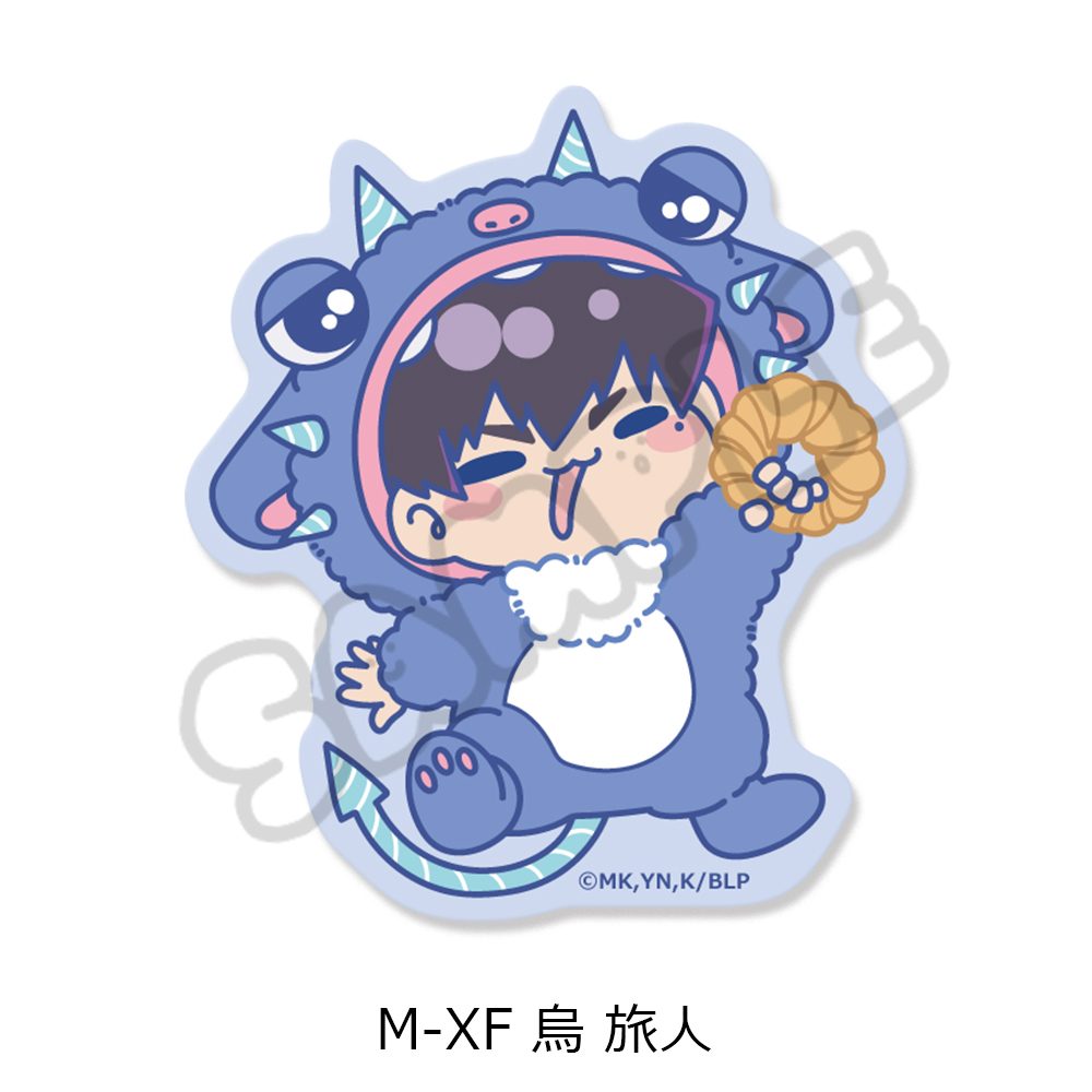 ブルーロック 第9弾 クリアダイカットステッカー M-XF 烏旅人 ("Blue Lock" Vol. 9 Clear Die-cut Sticker M-XF Karasu Tabito)