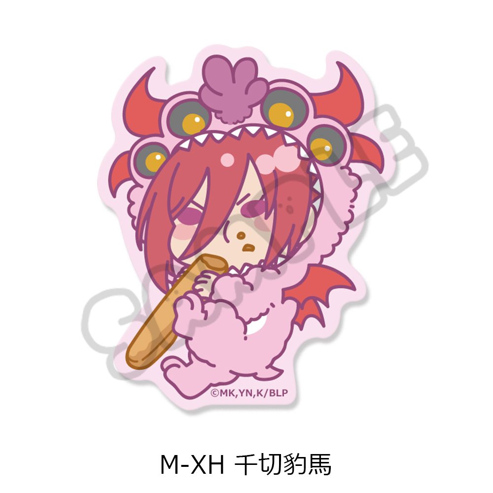 ブルーロック 第9弾 クリアダイカットステッカー M-XH 千切豹馬 ("Blue Lock" Vol. 9 Clear Die-cut Sticker M-XH Chigiri Hyoma)