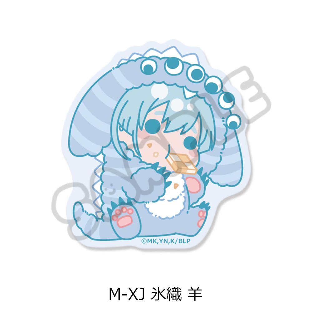 ブルーロック 第9弾 クリアダイカットステッカー M-XJ 氷織羊 ("Blue Lock" Vol. 9 Clear Die-cut Sticker M-XJ Hiori Yo)