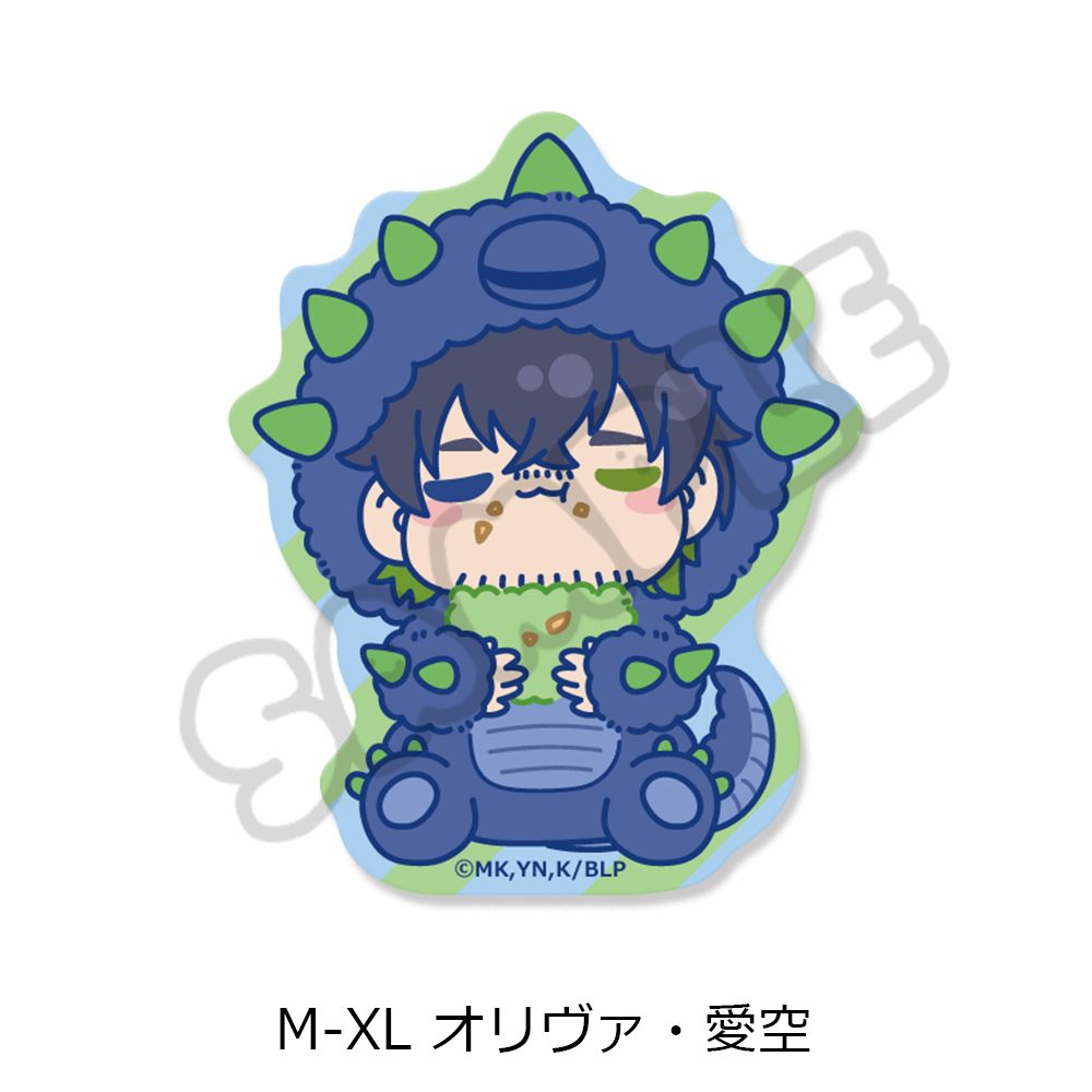 ブルーロック 第9弾 クリアダイカットステッカー M-XL オリヴァ・愛空 ("Blue Lock" Vol. 9 Clear Die-cut Sticker M-XL Oliver Aiku)