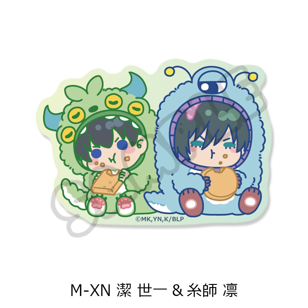 ブルーロック 第9弾 クリアダイカットステッカー M-XN 潔世一&糸師凛 ("Blue Lock" Vol. 9 Clear Die-cut Sticker M-XN Isagi Yoichi & Itoshi Rin)