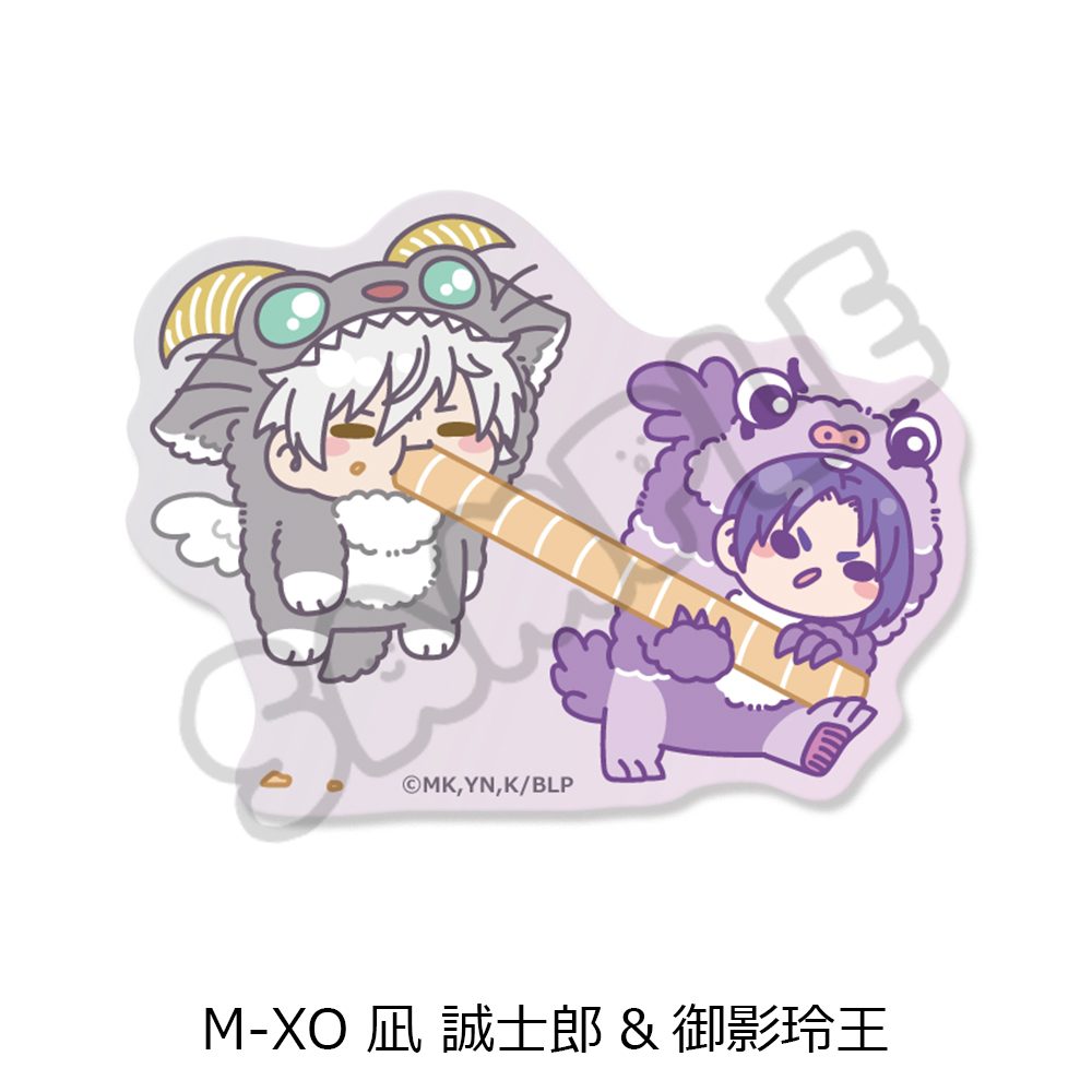ブルーロック 第9弾 クリアダイカットステッカー M-XO 凪誠士郎&御影玲王 ("Blue Lock" Vol. 9 Clear Die-cut Sticker M-XO Nagi Seishiro & Mikage Reo)