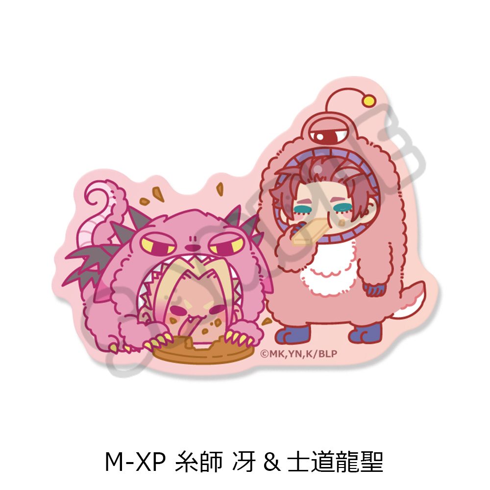ブルーロック 第9弾 クリアダイカットステッカー M-XP 糸師冴&士道龍聖 ("Blue Lock" Vol. 9 Clear Die-cut Sticker M-XP Itoshi Sae & Shidou Ryusei)