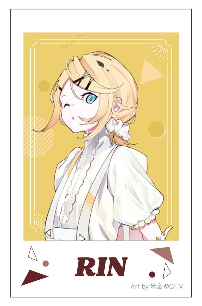 初音ミクシリーズ チェキプリント 鏡音リン 私服 Art by 米室 (Hatsune Miku Series Instax Print Kagamine Rin Casual Outfit Art by Yonemuro)