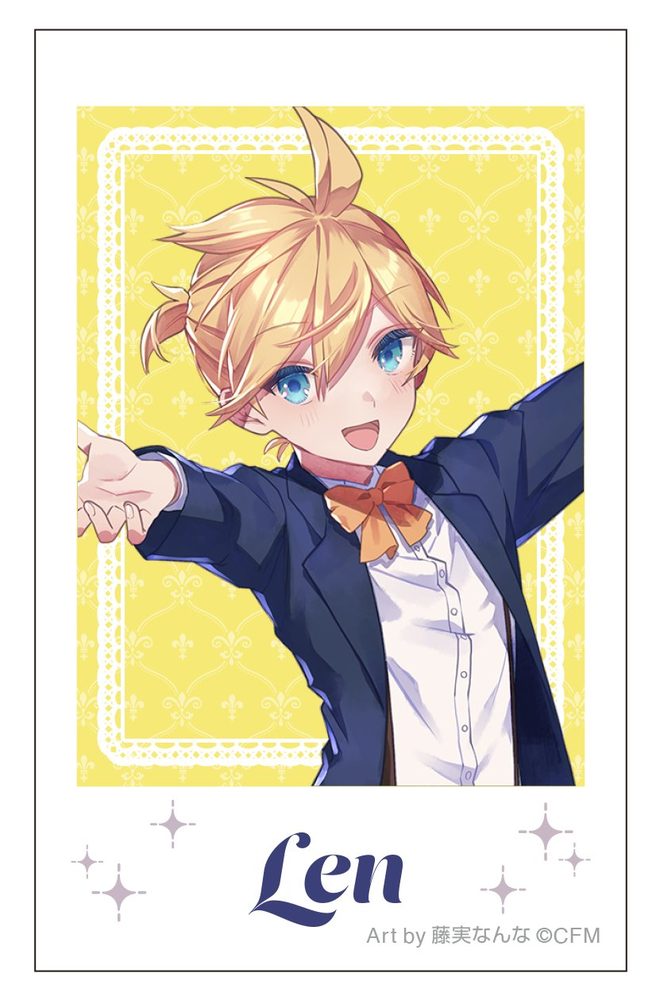 初音ミクシリーズ チェキプリント 鏡音レン メイド&執事 Art by 藤実なんな (Hatsune Miku Series Instax Print Kagamine Len Maid & Butler Art by Nanna Fujimi)