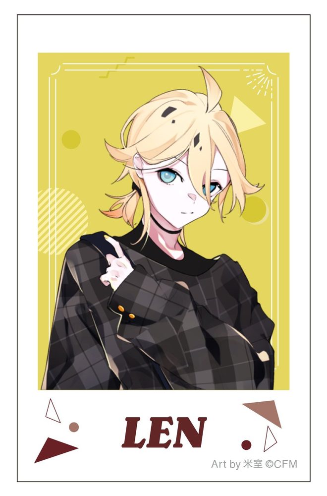 初音ミクシリーズ チェキプリント 鏡音レン 私服 Art by 米室 (Hatsune Miku Series Instax Print Kagamine Len Casual Outfit Art by Yonemuro)