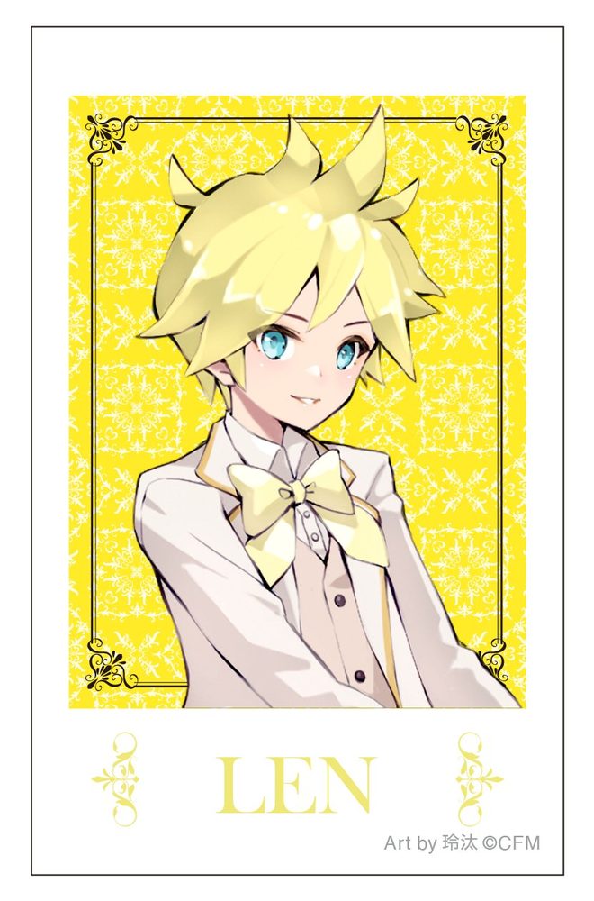 初音ミクシリーズ チェキプリント 鏡音レン 騎士 Art by 玲汰 (Hatsune Miku Series Instax Print Kagamine Len Knight Art by Reita)