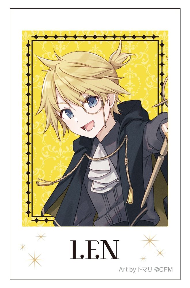 初音ミクシリーズ チェキプリント 鏡音レン 魔法使い Art by トマリ (Hatsune Miku Series Instax Print Kagamine Len Wizard Art by Tomari)