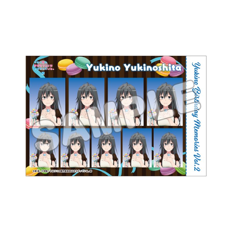 やはり俺の青春ラブコメはまちがっている。続 証明写真風ハーフカットステッカー 雪乃 Vol.2 ("Yahari Ore no Seishun Love-come wa Machigatteiru. Zoku" ID Photo Style Half-cut Sticker Yukino Vol. 2)