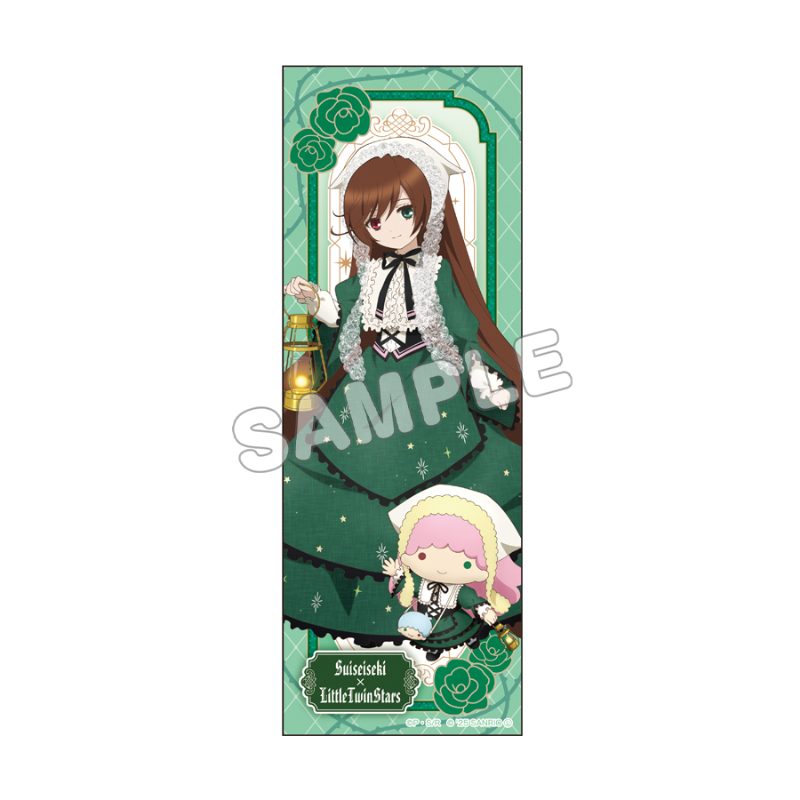 ローゼンメイデン×サンリオキャラクターズ アクリルカード 翠星石×リトルツインスターズ(ララ) ("Rozen Maiden" x Sanrio Characters Acrylic Card Suiseiseki x Little Twin Stars (Lala))