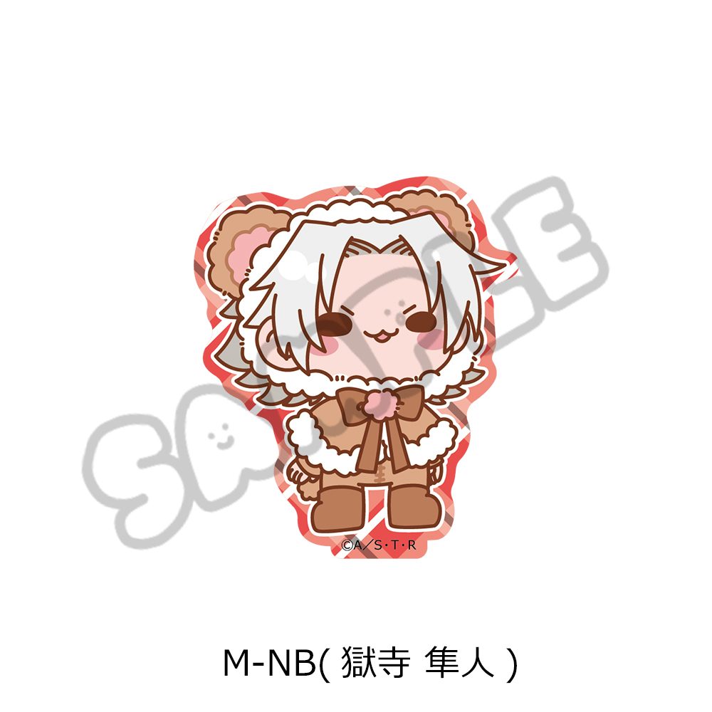 家庭教師ヒットマンREBORN! 第4弾 クリアステッカー M-NB 獄寺隼人 ("Reborn!" Vol. 4 Clear Sticker M-NB Gokudera Hayato)