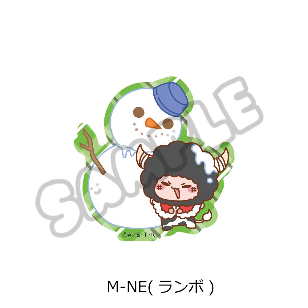 家庭教師ヒットマンREBORN! 第4弾 クリアステッカー M-NE ランボ ("Reborn!" Vol. 4 Clear Sticker M-NE Lambo)