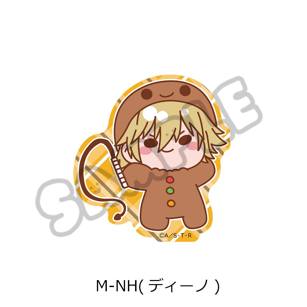家庭教師ヒットマンREBORN! 第4弾 クリアステッカー M-NH ディーノ ("Reborn!" Vol. 4 Clear Sticker M-NH Dino)