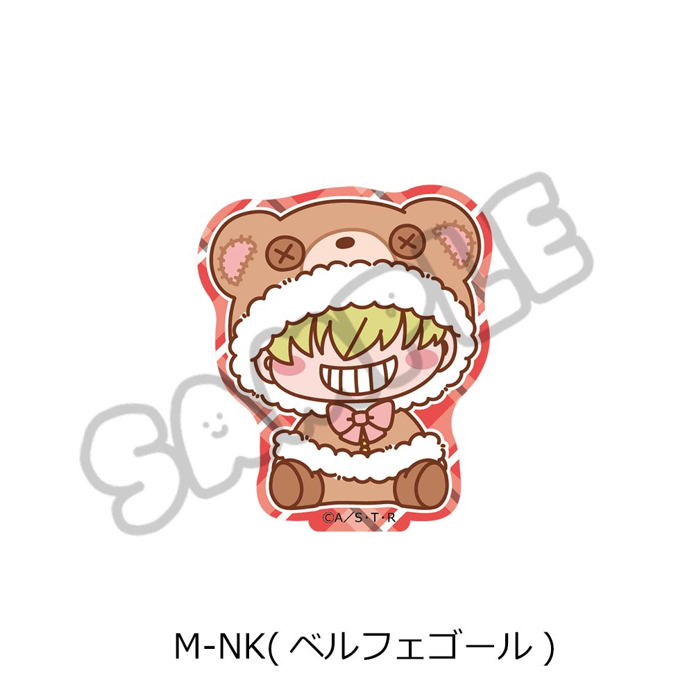 家庭教師ヒットマンREBORN! 第4弾 クリアステッカー M-NK ベルフェゴール ("Reborn!" Vol. 4 Clear Sticker M-NK Belphegor)