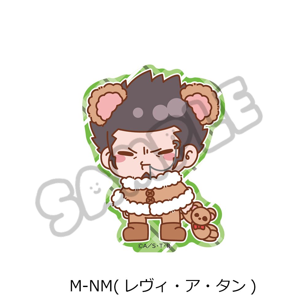 家庭教師ヒットマンREBORN! 第4弾 クリアステッカー M-NM レヴィ・ア・タン ("Reborn!" Vol. 4 Clear Sticker M-NM Levi A Than)