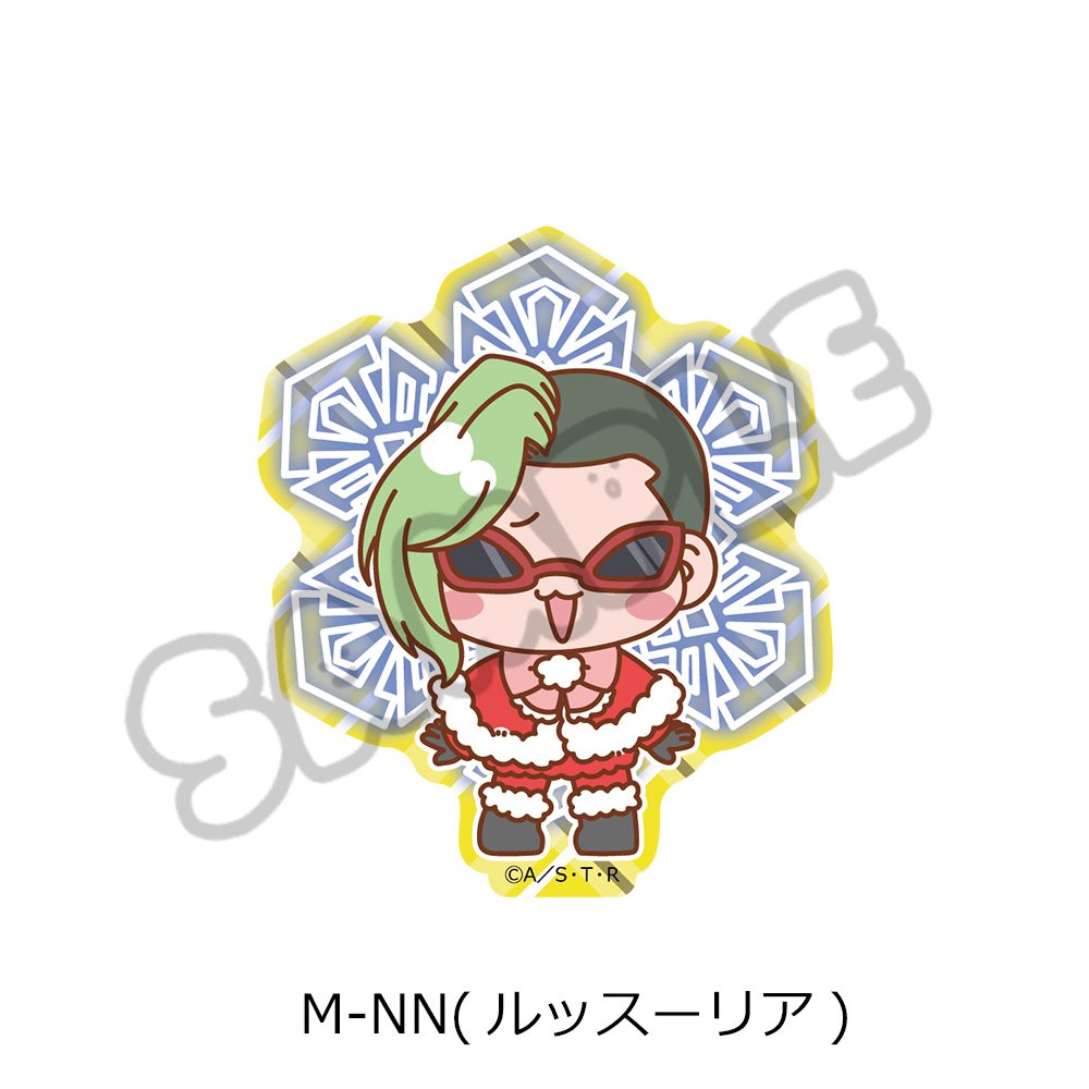 家庭教師ヒットマンREBORN! 第4弾 クリアステッカー M-NN ルッスーリア ("Reborn!" Vol. 4 Clear Sticker M-NN Lussuria)