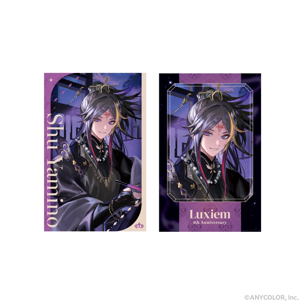 NIJISANJI EN 周年企画 Luxiem フォト風カード2枚セット 闇ノシュウ (NIJISANJI EN Anniversary Project Luxiem Photo Style Card 2 Set Yamino Shu)