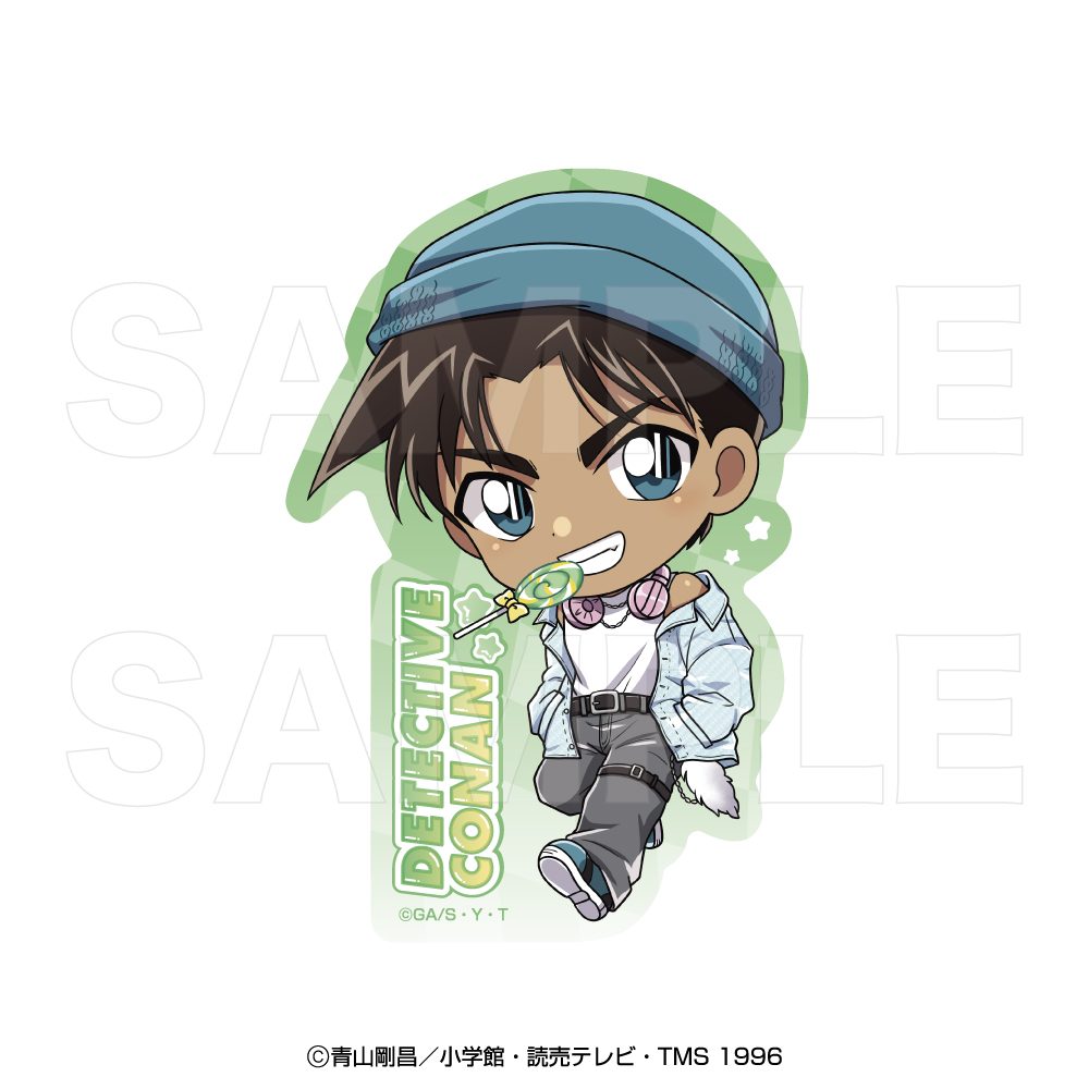 名探偵コナン ステッカー ロリポップミニ 服部平次 ("Detective Conan" Sticker Lollipop Mini Hattori Heiji)