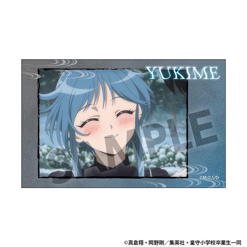 地獄先生ぬーべー インスタントフォト風ステッカー ゆきめ ("Hell Teacher: Jigoku Sensei Nube" Instant Photo Style Sticker Yukime)