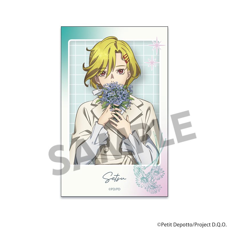 グノーシア 描き下ろしインスタントフォト風ステッカー セツ ("GNOSIA" Original Illustration Instant Photo Style Sticker Setsu)