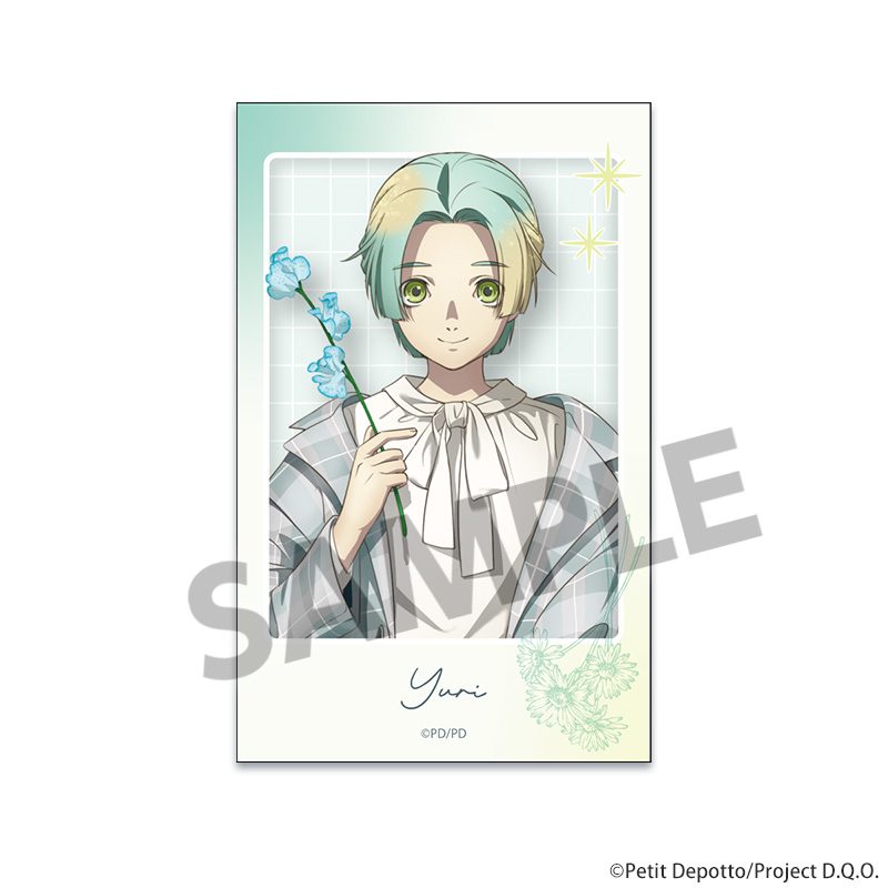 グノーシア 描き下ろしインスタントフォト風ステッカー ユーリ ("GNOSIA" Original Illustration Instant Photo Style Sticker Yuri)