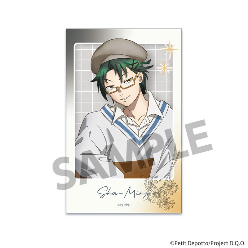 グノーシア 描き下ろしインスタントフォト風ステッカー 沙明 ("GNOSIA" Original Illustration Instant Photo Style Sticker Sha-Ming)