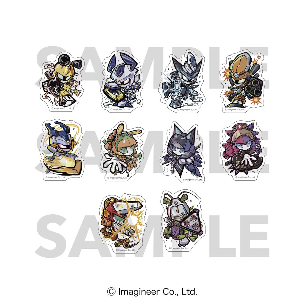 メダロット ダイカットステッカーセット ("Medarot" Die-cut Sticker Set)