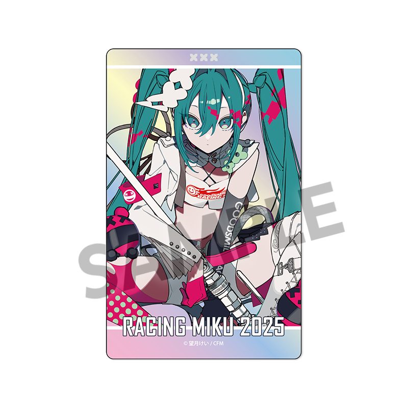 レーシングミク 2025 Rd.1 OKAYAMA Ver. オーロラステッカー (Racing Miku 2025 Rd.1 OKAYAMA Ver. Aurora Sticker)