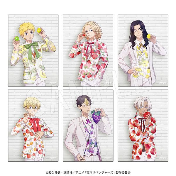 東京リベンジャーズ ブロマイドセット Fruits à la Mode ("Tokyo Revengers" Bromide Set Fruits a la Mode)
