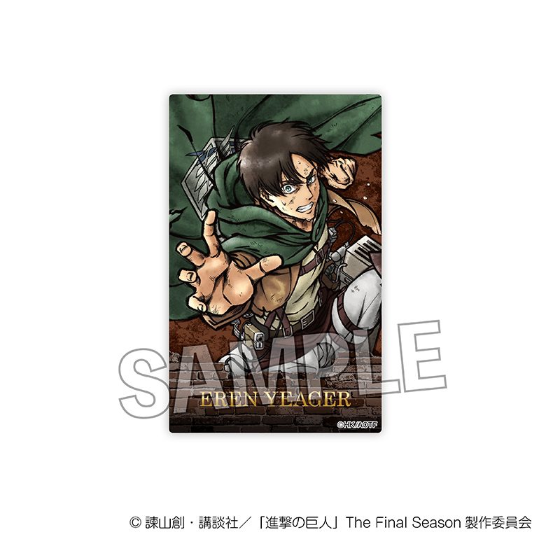 進撃の巨人 激高!!アクリルカード エレン ("Attack on Titan" Enraged!! Acrylic Card Eren)