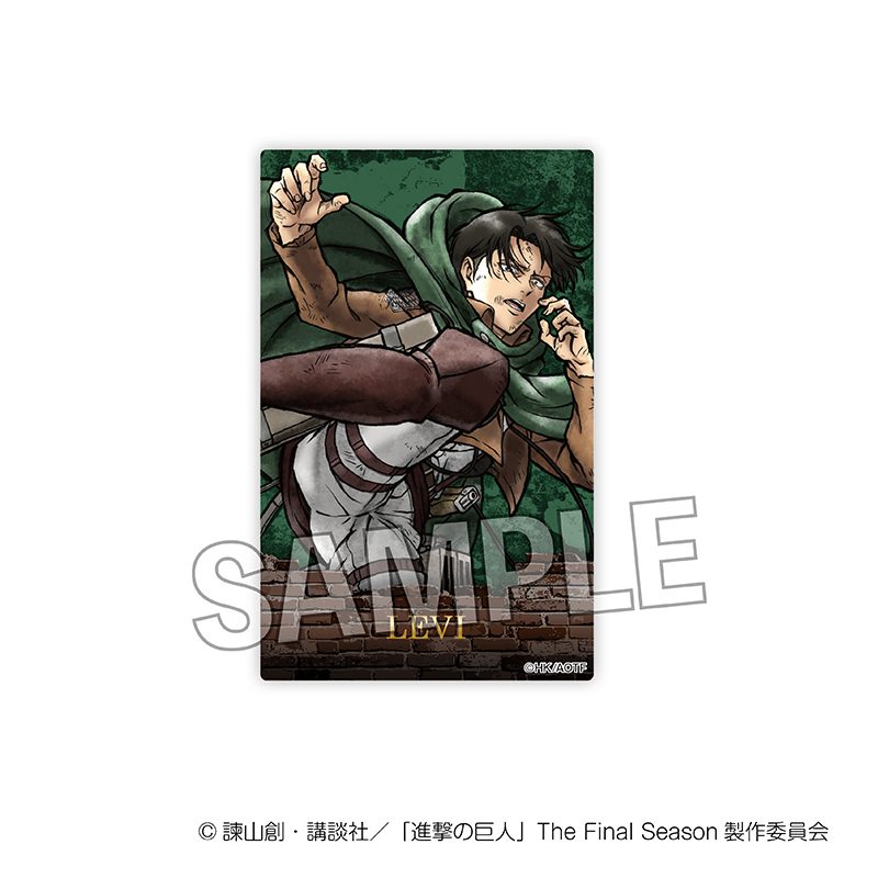 進撃の巨人 激高!!アクリルカード リヴァイ ("Attack on Titan" Enraged!! Acrylic Card Levi)