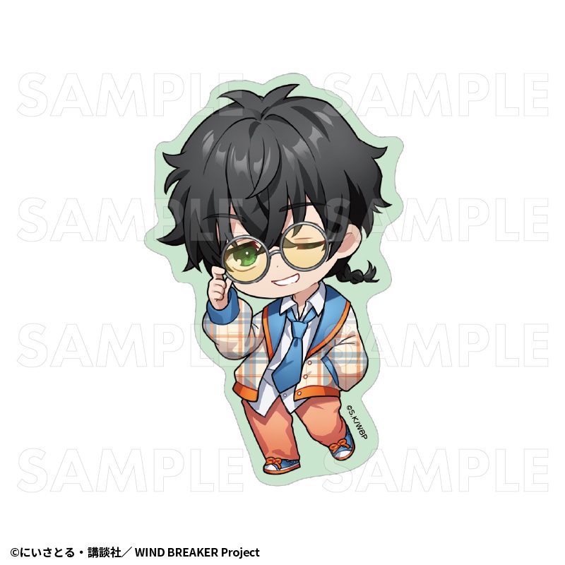 WIND BREAKER チェックセーラー ステッカー 十亀条 ("Wind Breaker" Plaid Sailor Sticker Togame Jo)