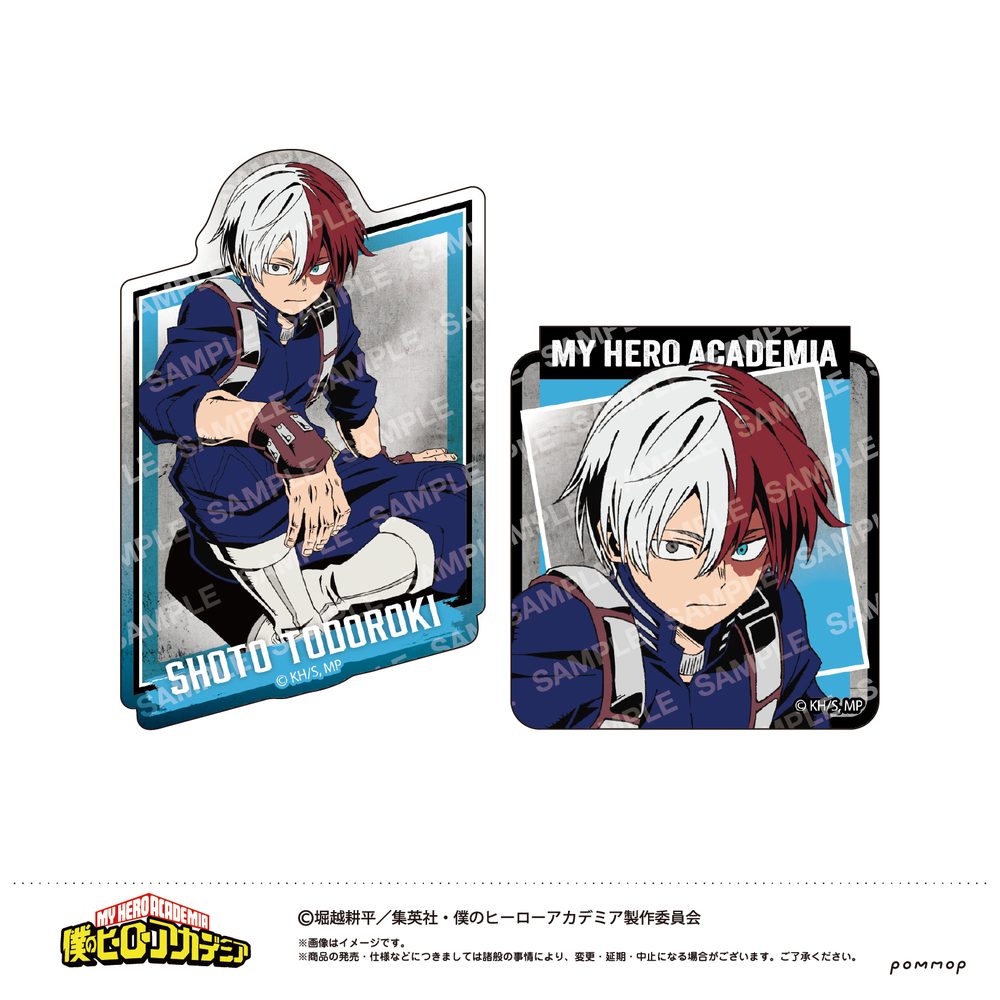 僕のヒーローアカデミア ダイカットシールセット-ヒーローvs敵<ヴィラン>- D 轟焦凍 ("My Hero Academia" Die-cut Sticker Set -Hero vs Villain- D Todoroki Shoto)