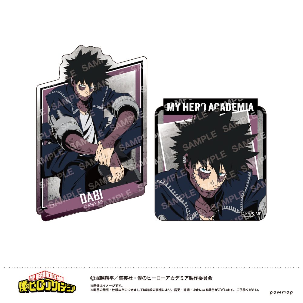 僕のヒーローアカデミア ダイカットシールセット-ヒーローvs敵<ヴィラン>- G 荼毘 ("My Hero Academia" Die-cut Sticker Set -Hero vs Villain- G Dabi)