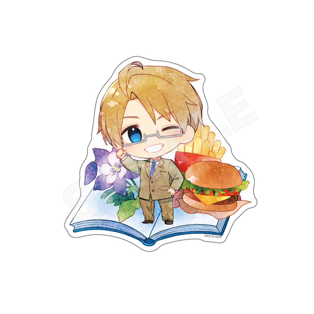 ヘタリア World☆Stars キャラでるアート ステッカー 04 アメリカ ("Hetalia World Stars" Chara Deru Art Sticker 04 USA)