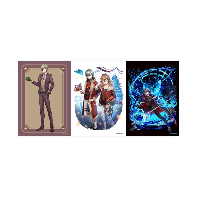 L版ブロマイド3枚セット クイズRPG 魔法使いと黒猫のウィズ 02 B(公式イラスト) (L Size Bromide 3 Set "Quiz RPG: The World of Mystic Wiz" 02 B (Official Illustration))